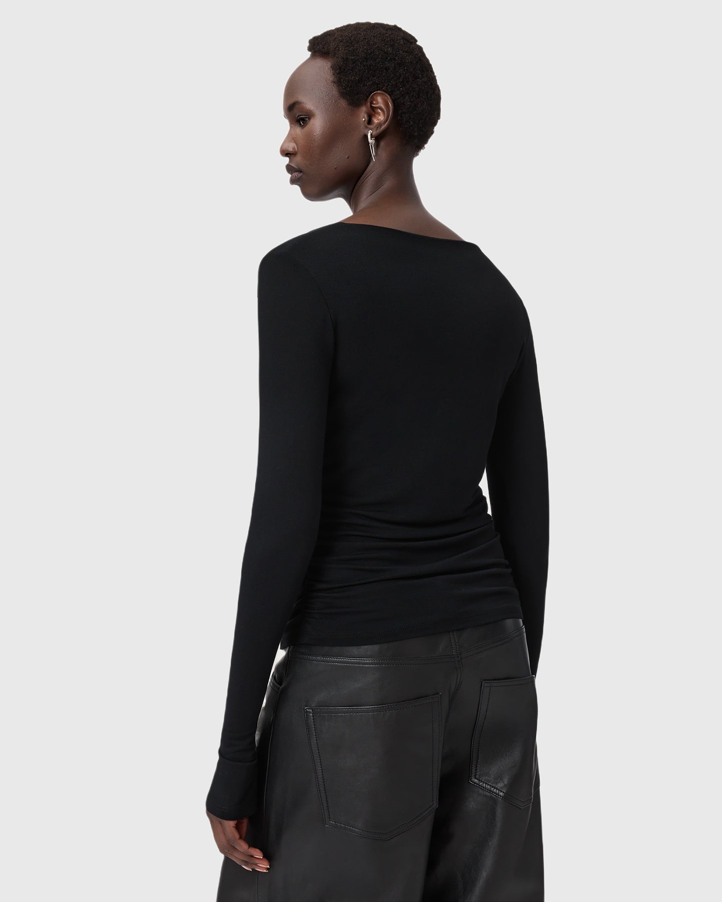 Lavender חולצה ארוכה לנשים Seyma ALLSAINTS