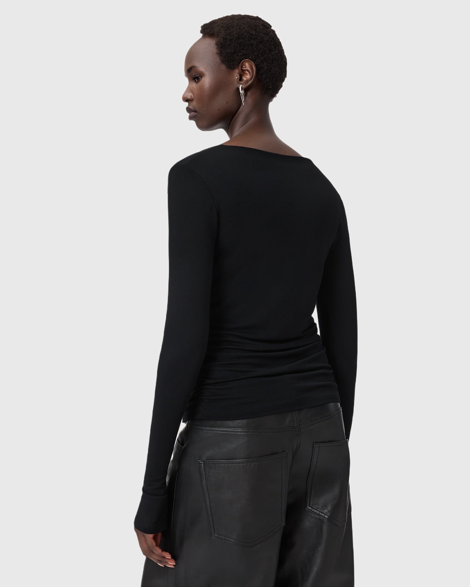 Lavender חולצה ארוכה לנשים Seyma ALLSAINTS