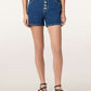 Antique White ג'ינס קצר לנשים Tay Denim Short ALLSAINTS