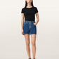 Antique White ג'ינס קצר לנשים Tay Denim Short ALLSAINTS