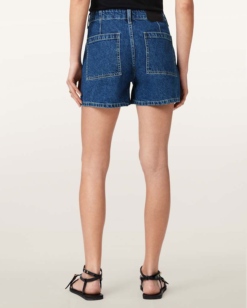 Antique White ג'ינס קצר לנשים Tay Denim Short ALLSAINTS