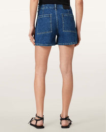 Antique White ג'ינס קצר לנשים Tay Denim Short ALLSAINTS