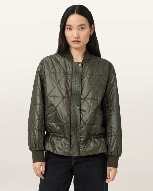 Antique White ג'קט לנשים Alii Bomber ALLSAINTS