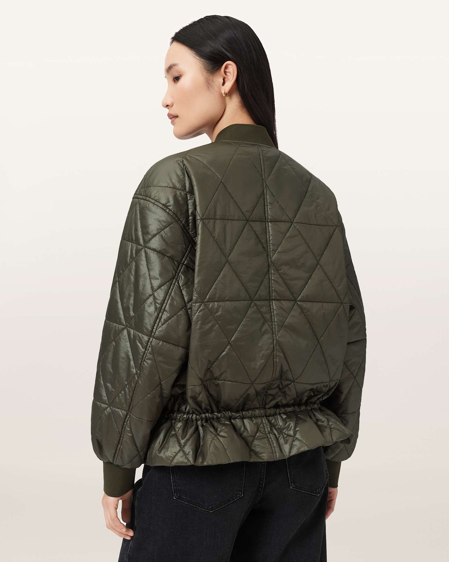 Beige ג'קט לנשים Alii Bomber ALLSAINTS