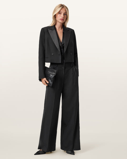 Black בלייזר לנשים Noa ALLSAINTS