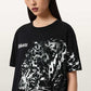 Black שמלת מיני לנשים Zaya Tee Dress ALLSAINTS