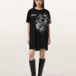 Antique White שמלת מיני לנשים Zaya Tee Dress ALLSAINTS