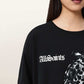 Black שמלת מיני לנשים Zaya Tee Dress ALLSAINTS