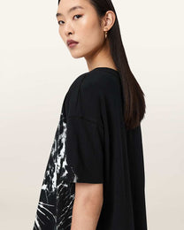 Seashell שמלת מיני לנשים Zaya Tee Dress ALLSAINTS