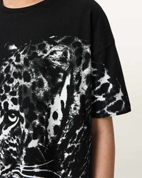Black שמלת מיני לנשים Zaya Tee Dress ALLSAINTS
