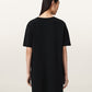 Black שמלת מיני לנשים Zaya Tee Dress ALLSAINTS