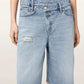 Dark Gray מכנסי ג׳ינס קצרים לנשים Aki Crossover ALLSAINTS