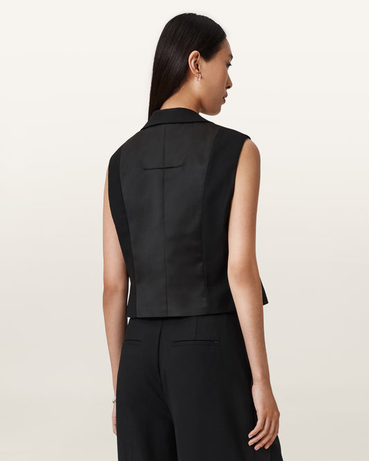 Black ווסט לנשים Noa ALLSAINTS