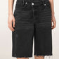 Dark Slate Gray מכנסי ג׳ינס קצרים לנשים Aki Crossover ALLSAINTS