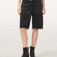 Dark Slate Gray מכנסי ג׳ינס קצרים לנשים Aki Crossover ALLSAINTS