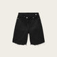 Black מכנסי ג׳ינס קצרים לנשים Aki Crossover ALLSAINTS