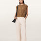 Antique White וסט קרושה סרוג לנשים Kyra ALLSAINTS