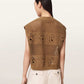 Seashell וסט קרושה סרוג לנשים Kyra ALLSAINTS