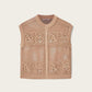 Rosy Brown וסט קרושה סרוג לנשים Kyra ALLSAINTS