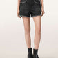 Light Gray ג'ינס קצר לנשים Heidi Stud Short ALLSAINTS