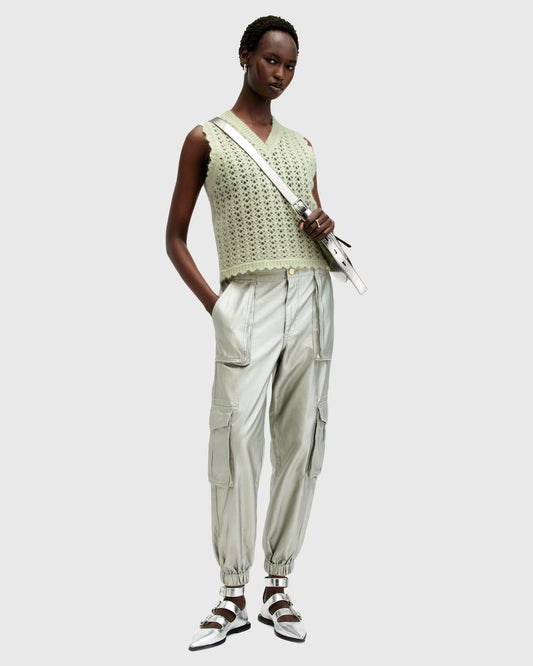 Lavender גופיה סרוגה לנשים Vivian ALLSAINTS