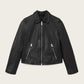 Beige ג'קט עור לנשים Danbury Biker ALLSAINTS