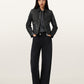 Black ג'קט עור לנשים Danbury Biker ALLSAINTS