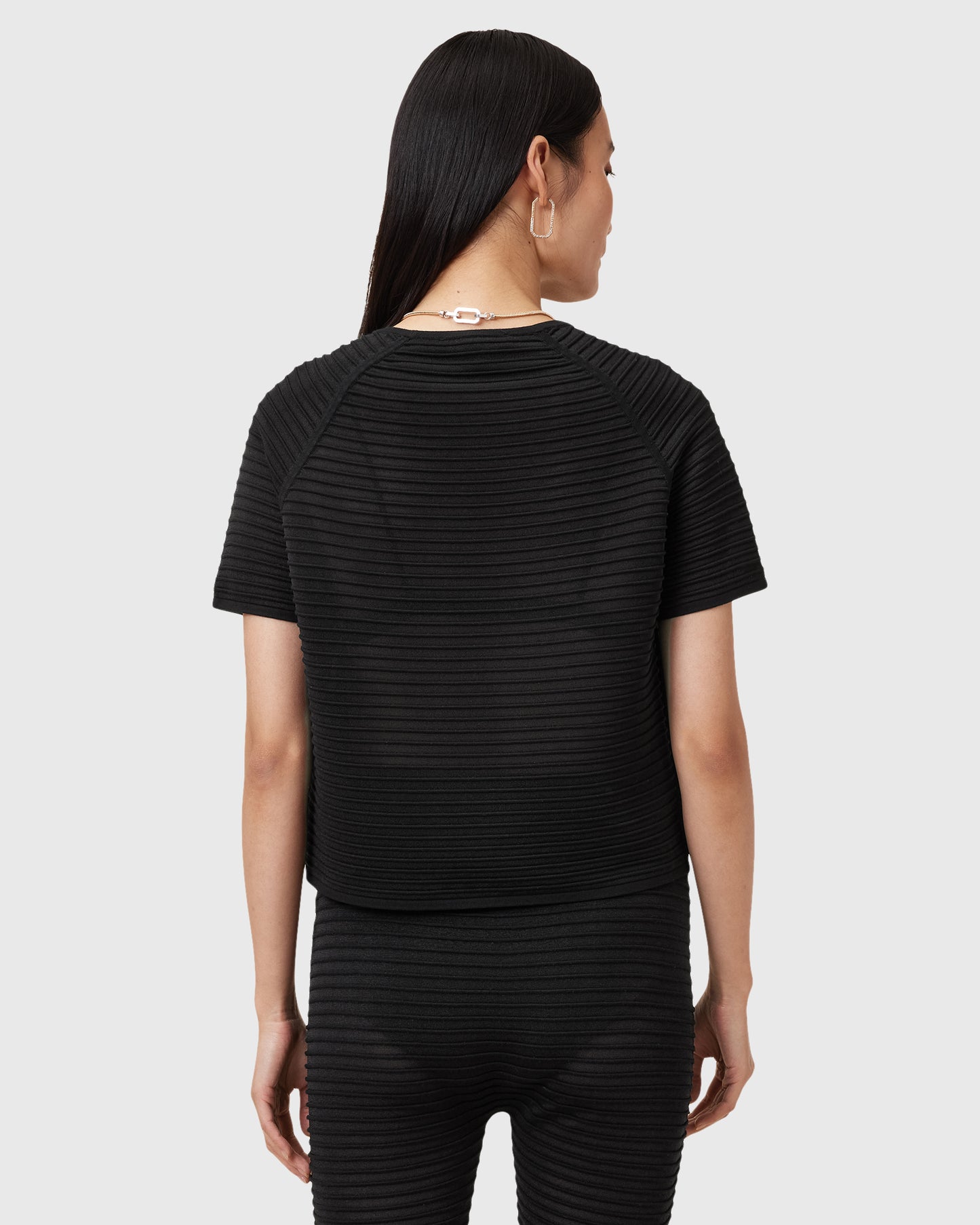 Lavender טי שירט קצרה לנשים Alice ALLSAINTS