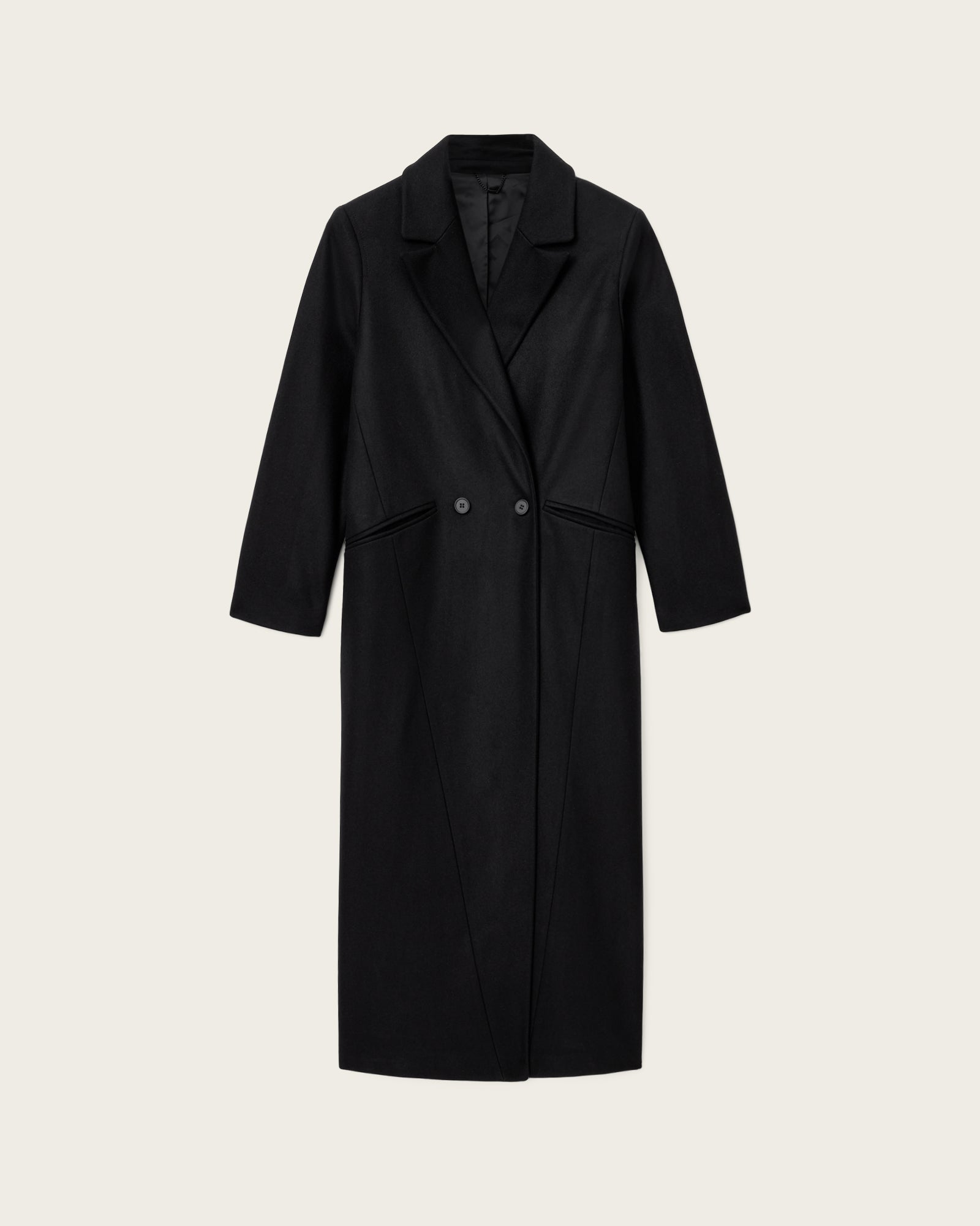 Black מעיל אופנה לנשים Nellie ALLSAINTS