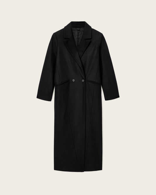 Black מעיל אופנה לנשים Nellie ALLSAINTS