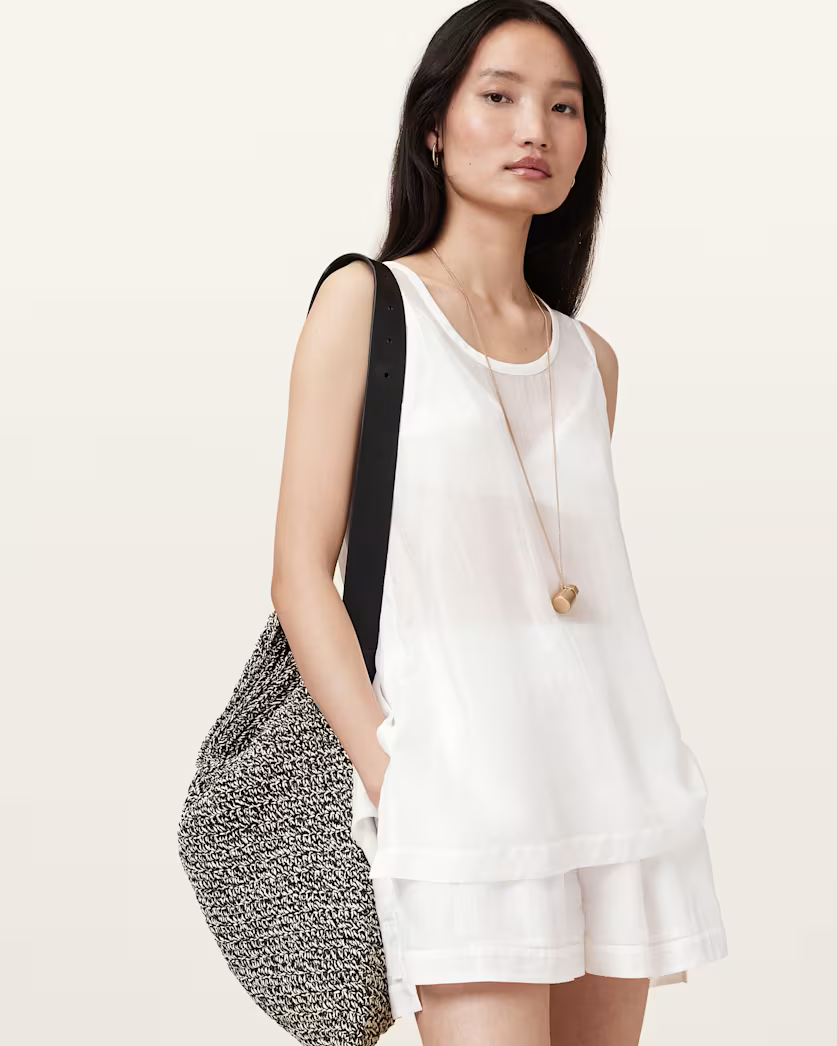 Beige גופיה לנשים Tysh ALLSAINTS