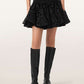 Black חצאית מיני לנשים Dotty ALLSAINTS