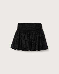 Black חצאית מיני לנשים Dotty ALLSAINTS