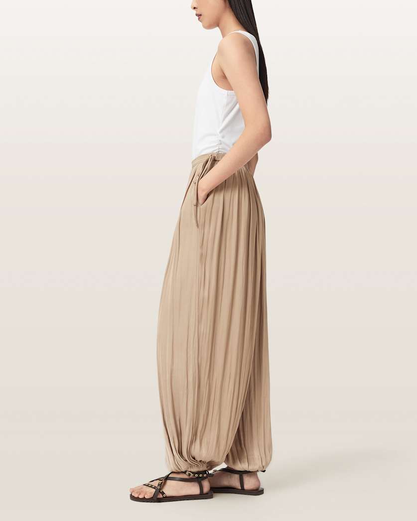 Antique White מכנסיים ארוכים לנשים Eshe ALLSAINTS