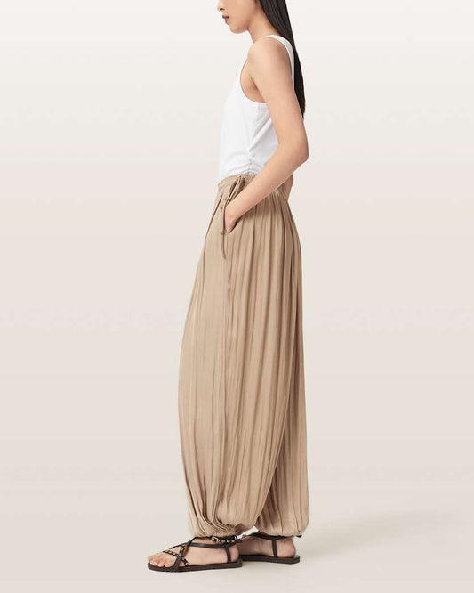 Antique White מכנסיים ארוכים לנשים Eshe ALLSAINTS