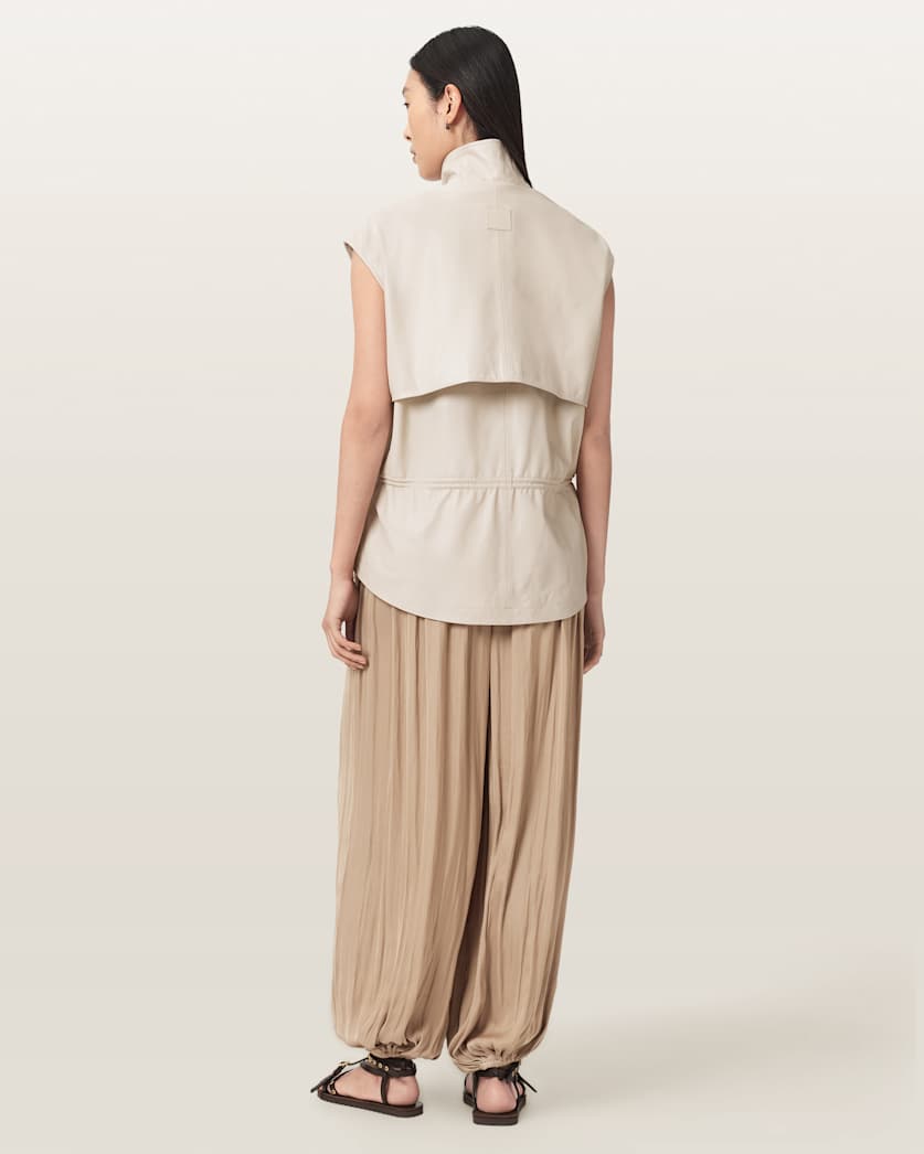 Light Gray מכנסיים ארוכים לנשים Eshe ALLSAINTS