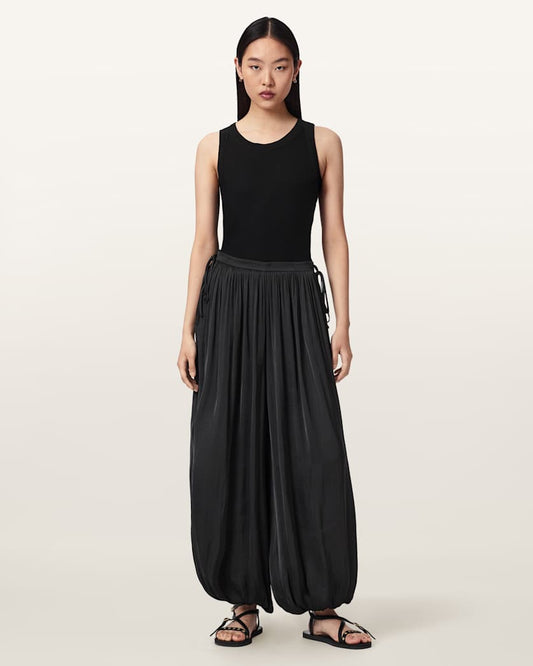 Seashell מכנסי סאטן לנשים Eshe ALLSAINTS