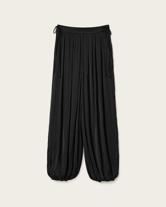 Black מכנסי סאטן לנשים Eshe ALLSAINTS
