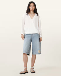 Beige חולצה ארוכה לנשים Penny ALLSAINTS