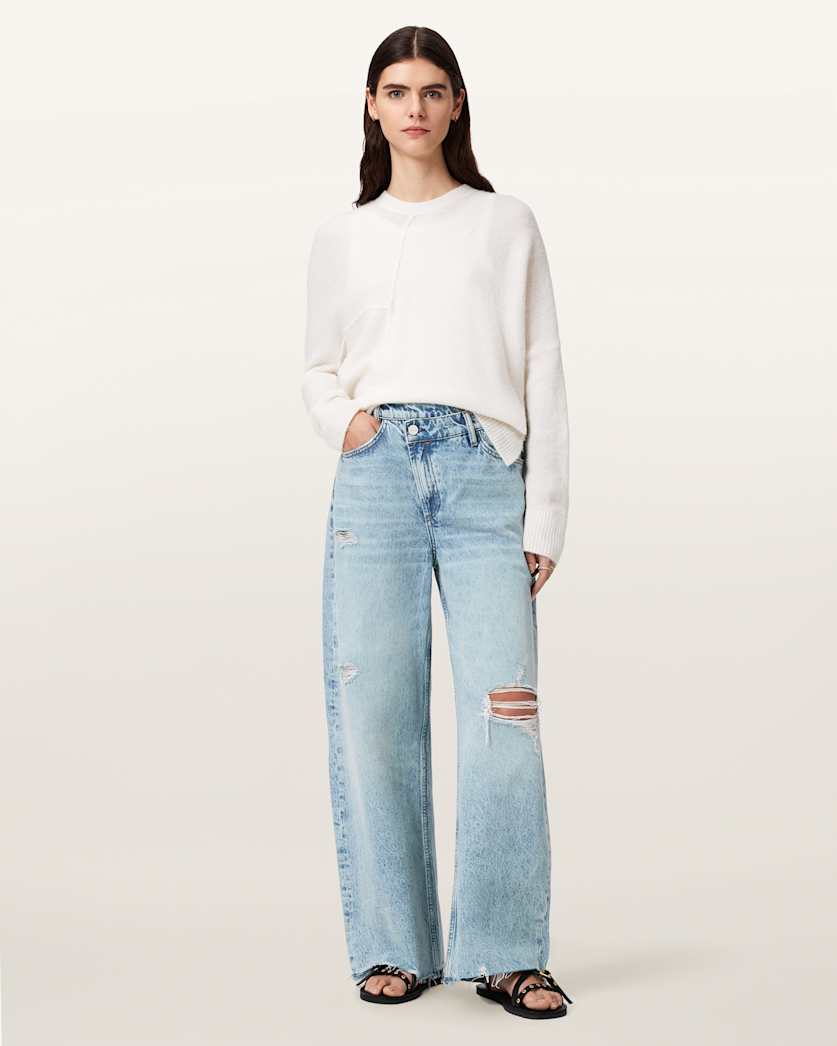 Seashell ג'ינס ארוך לנשים Aki - Wide Fit ALLSAINTS