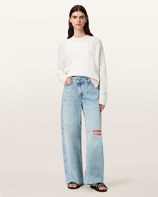 Seashell ג'ינס ארוך לנשים Aki - Wide Fit ALLSAINTS