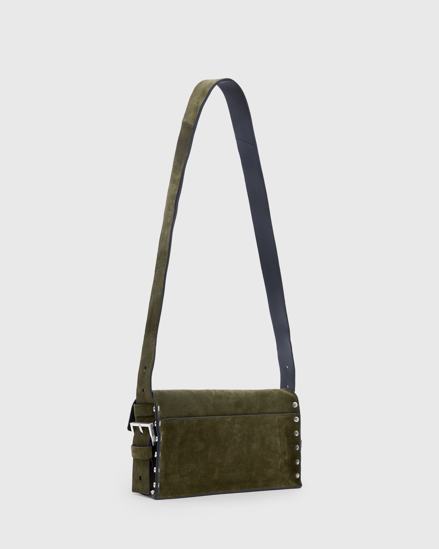 Lavender תיק צד זמש לנשים Miro Satchel ALLSAINTS