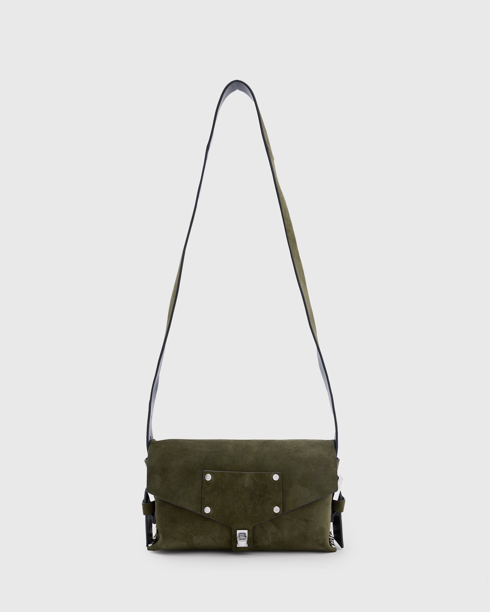 Lavender תיק צד זמש לנשים Miro Satchel ALLSAINTS