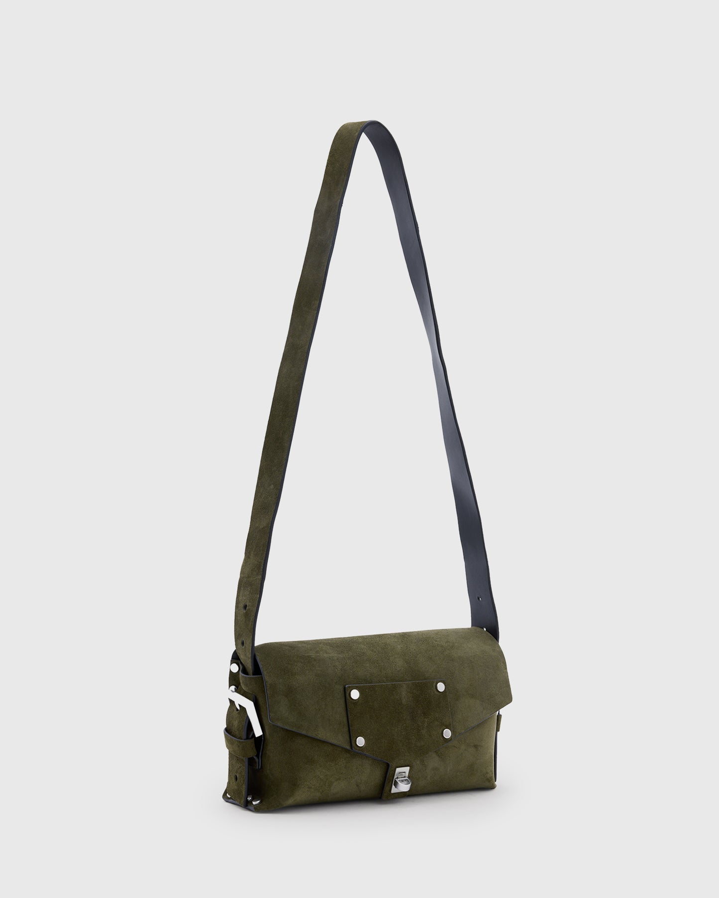 Lavender תיק צד זמש לנשים Miro Satchel ALLSAINTS