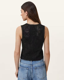 Dark Slate Gray גופיה לנשים Florence ALLSAINTS