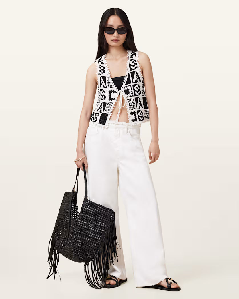 Beige גופית קרושה לנשים Florence ALLSAINTS