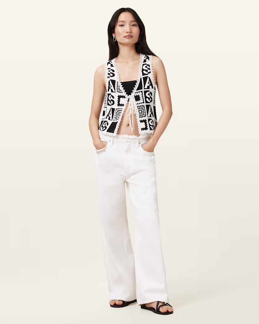 Beige גופית קרושה לנשים Florence ALLSAINTS