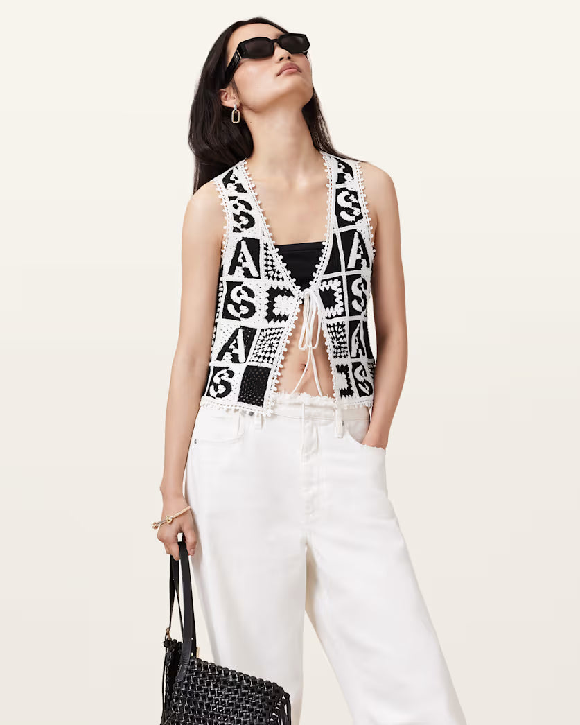 Beige גופית קרושה לנשים Florence ALLSAINTS