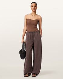 Seashell טופ סטרפלס לנשים Cruz Bandeau ALLSAINTS