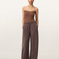 Seashell טופ סטרפלס לנשים Cruz Bandeau ALLSAINTS